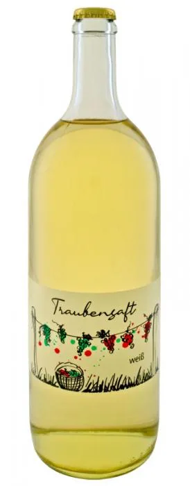 Flasche Traubensaft weiß